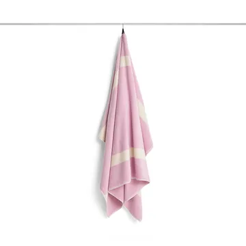 Stripe handduk - Cool pink, 100x150 cm - HAY