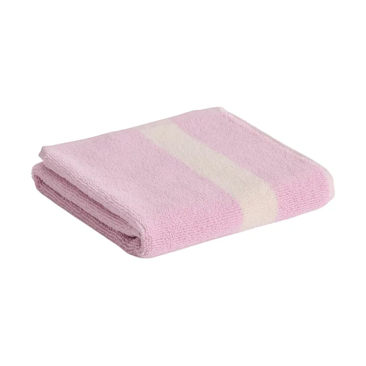 Stripe handduk - Cool pink, 40x60 cm - HAY