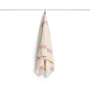 Stripe handduk - Cool pink, 70x140 cm - HAY