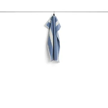 Stripe handduk - Dusty blue, 40x60 cm - HAY