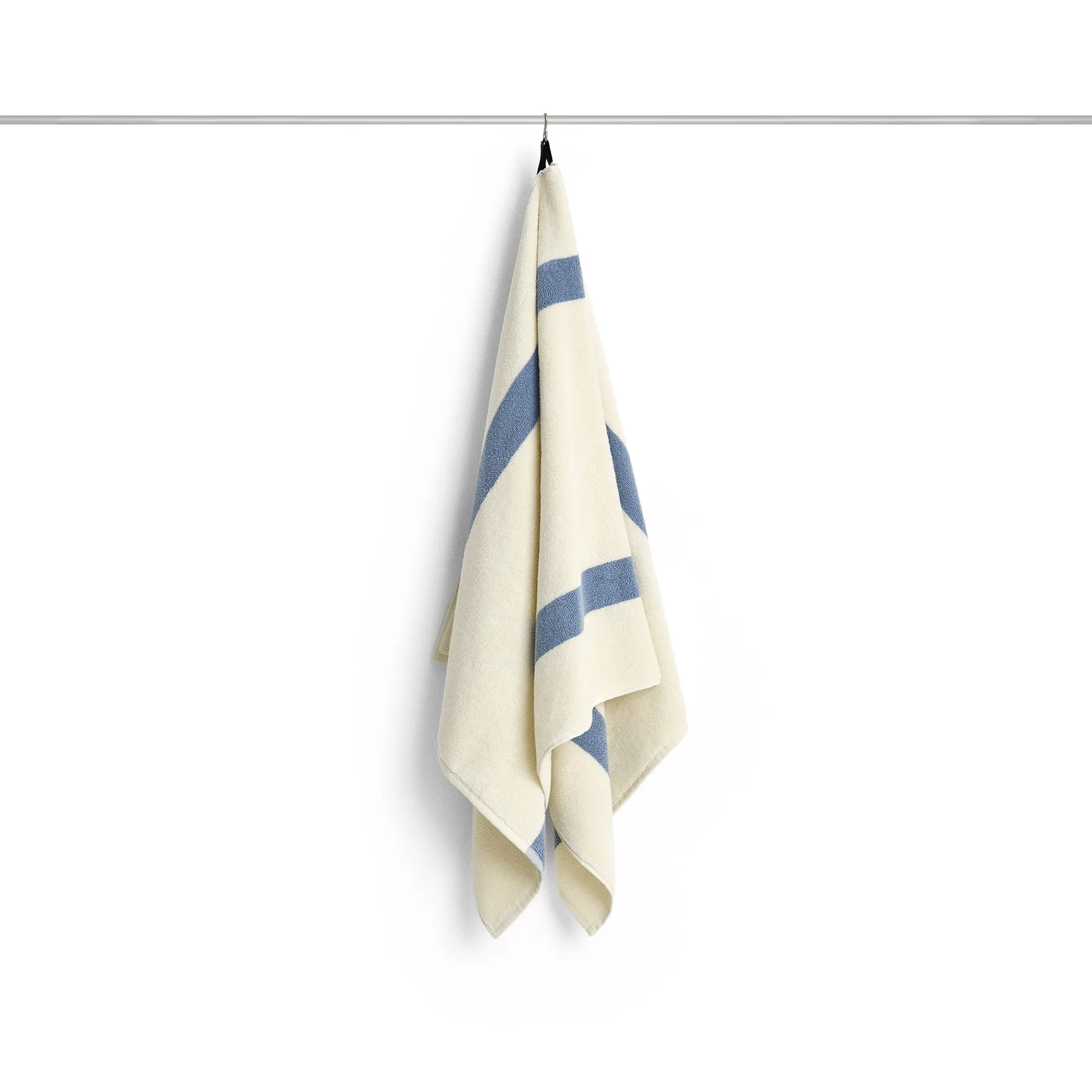 Stripe handduk, Dusty blue, 70x140 cm HAY