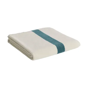 Stripe handduk - Petrol blue, 70x140 cm - HAY