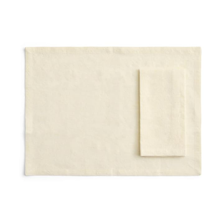 Tavolo bordtablett/servett 4-pack, Soft yellow HAY