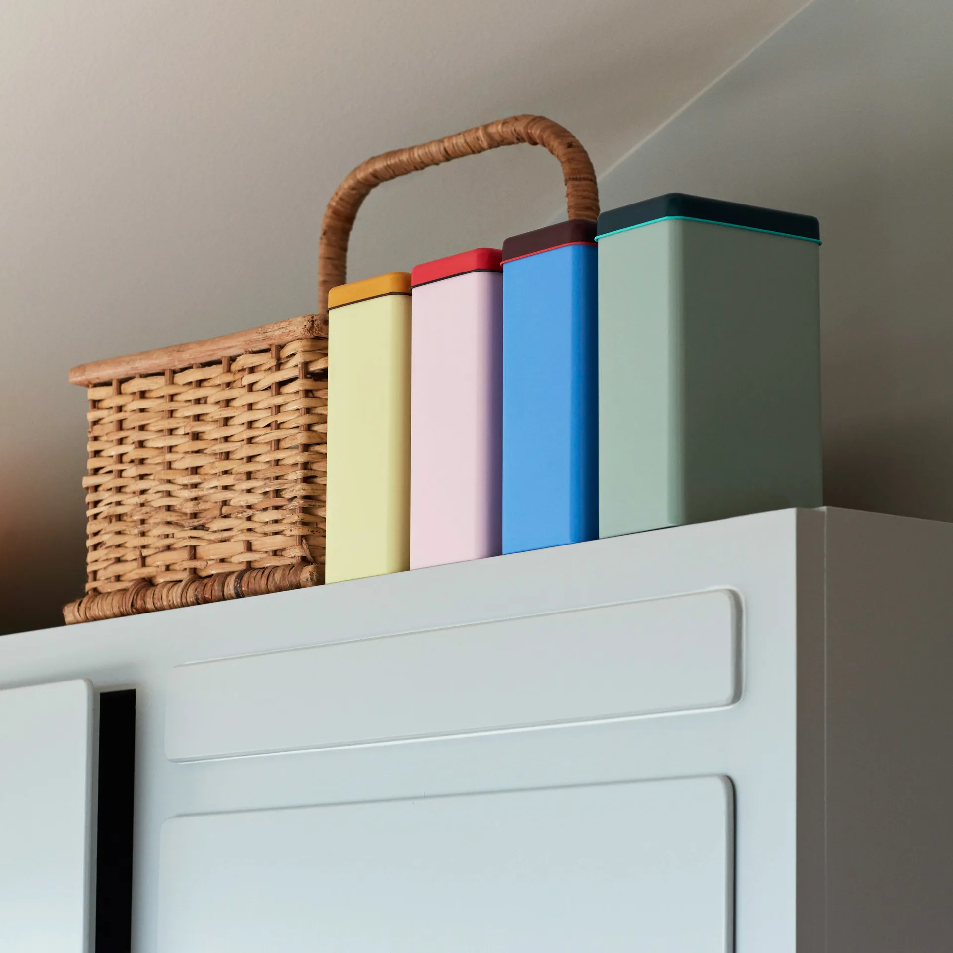 Tin by Sowden plåtburk, Gul HAY