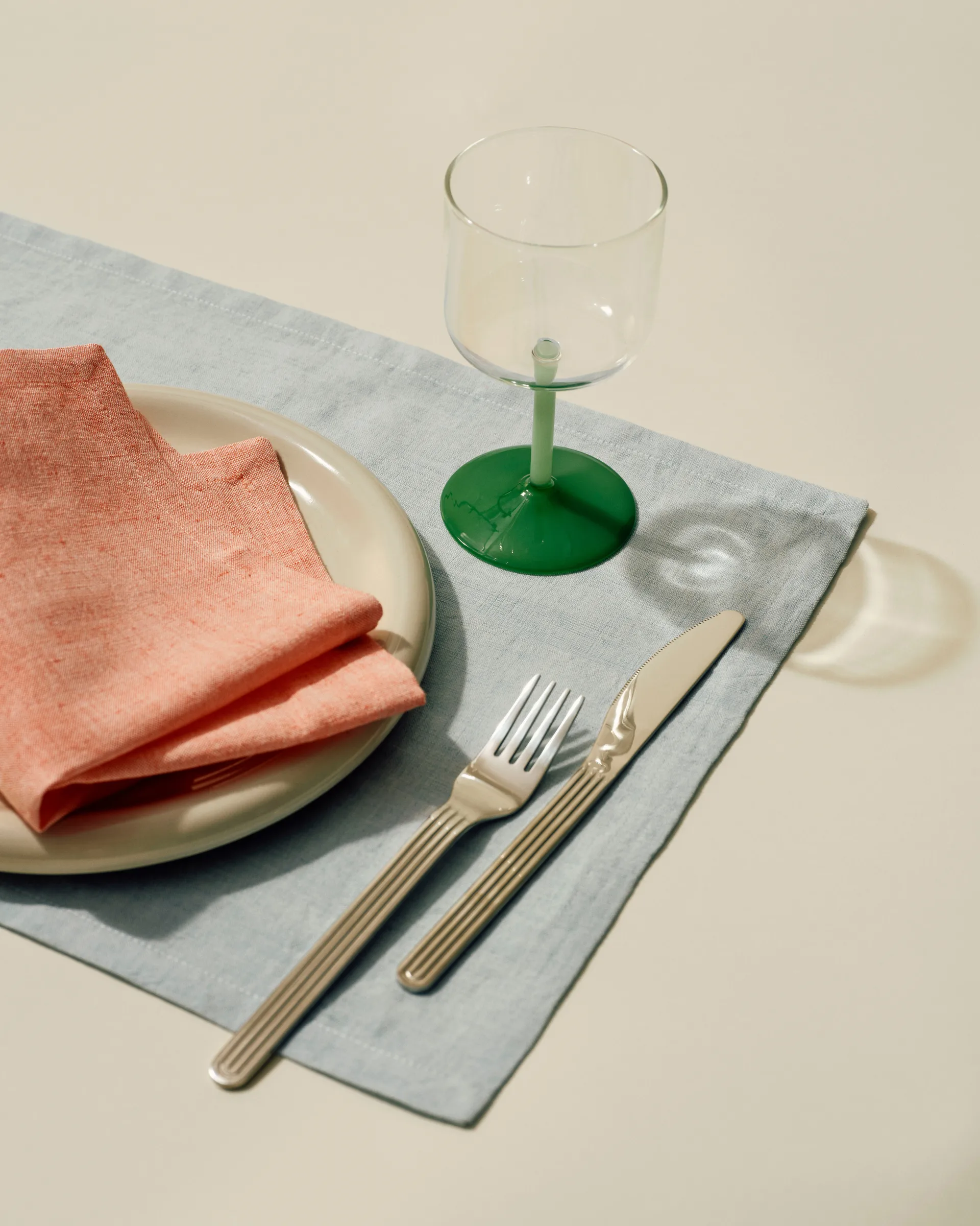 Tint coupeglas 20 cl 2-pack, Clear-jade light green-jade dark green HAY