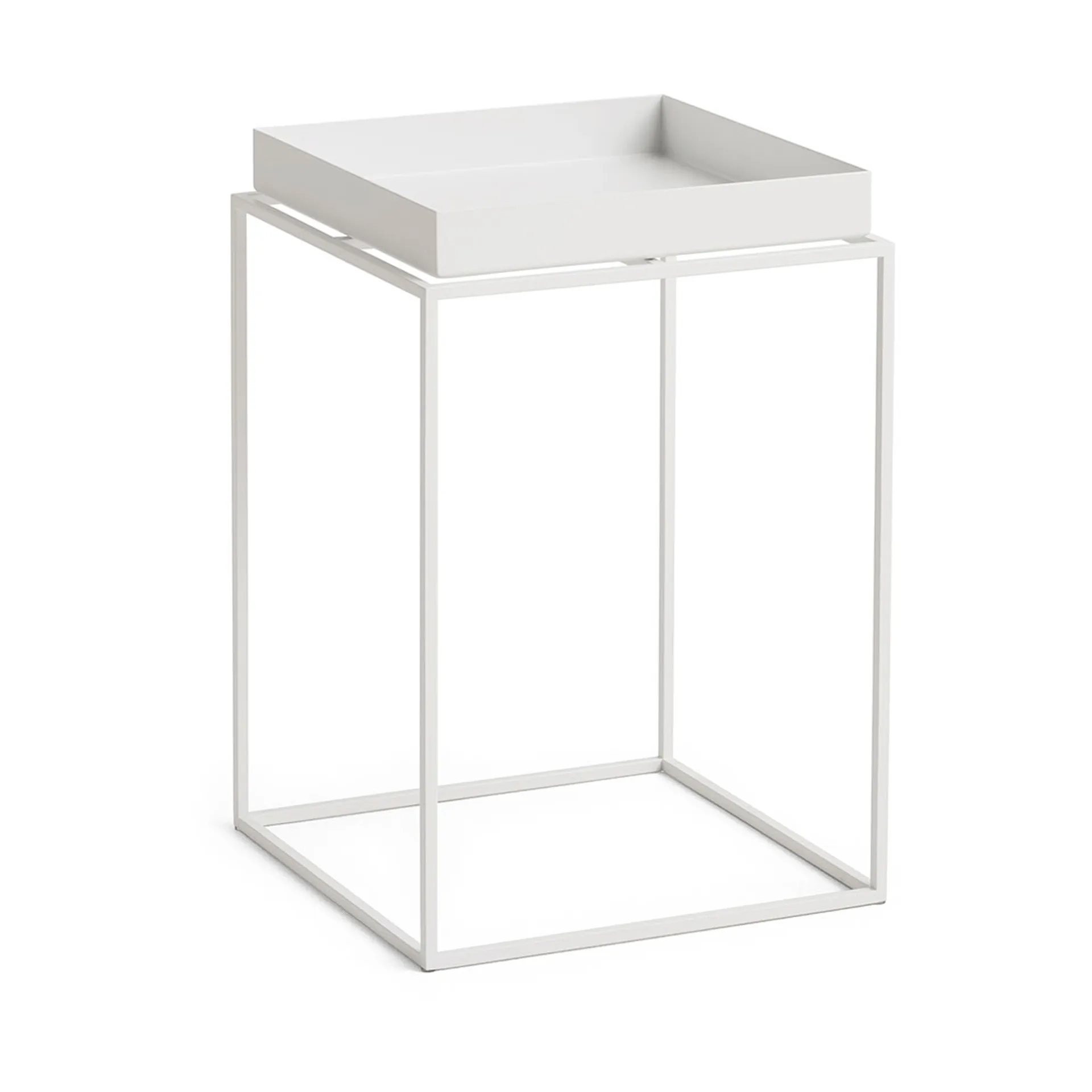 HAY Tray Table medium brickbord White, 30x30x44 cm