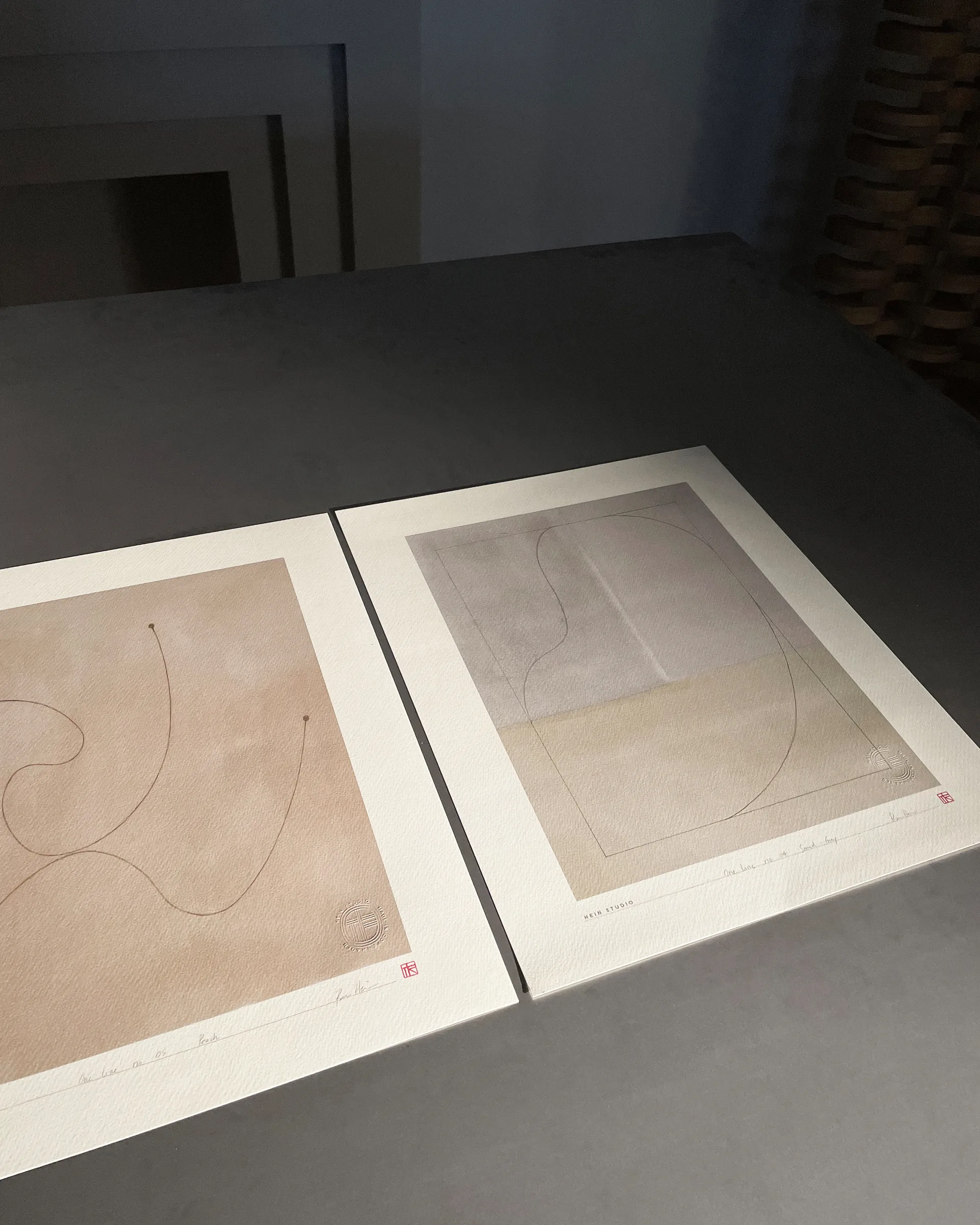 One Line poster 40x50 cm, No. 04 Hein Studio