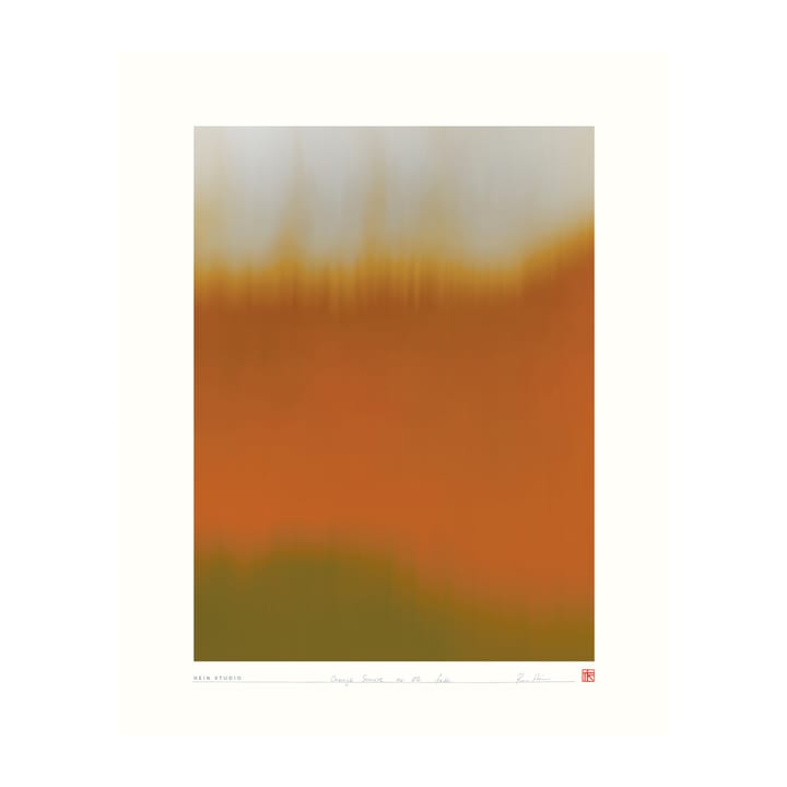 Orange Sunrise poster 40x50 cm - No. 02 - Hein Studio