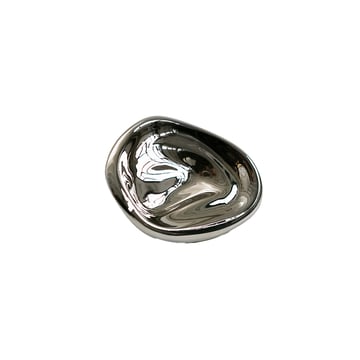 Läs mer om Hein Studio Ripple no. 01 liten knopp Chrome