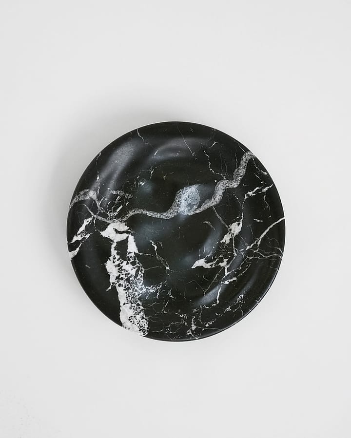 Ripple skål Ø30 cm, Black marble Hein Studio