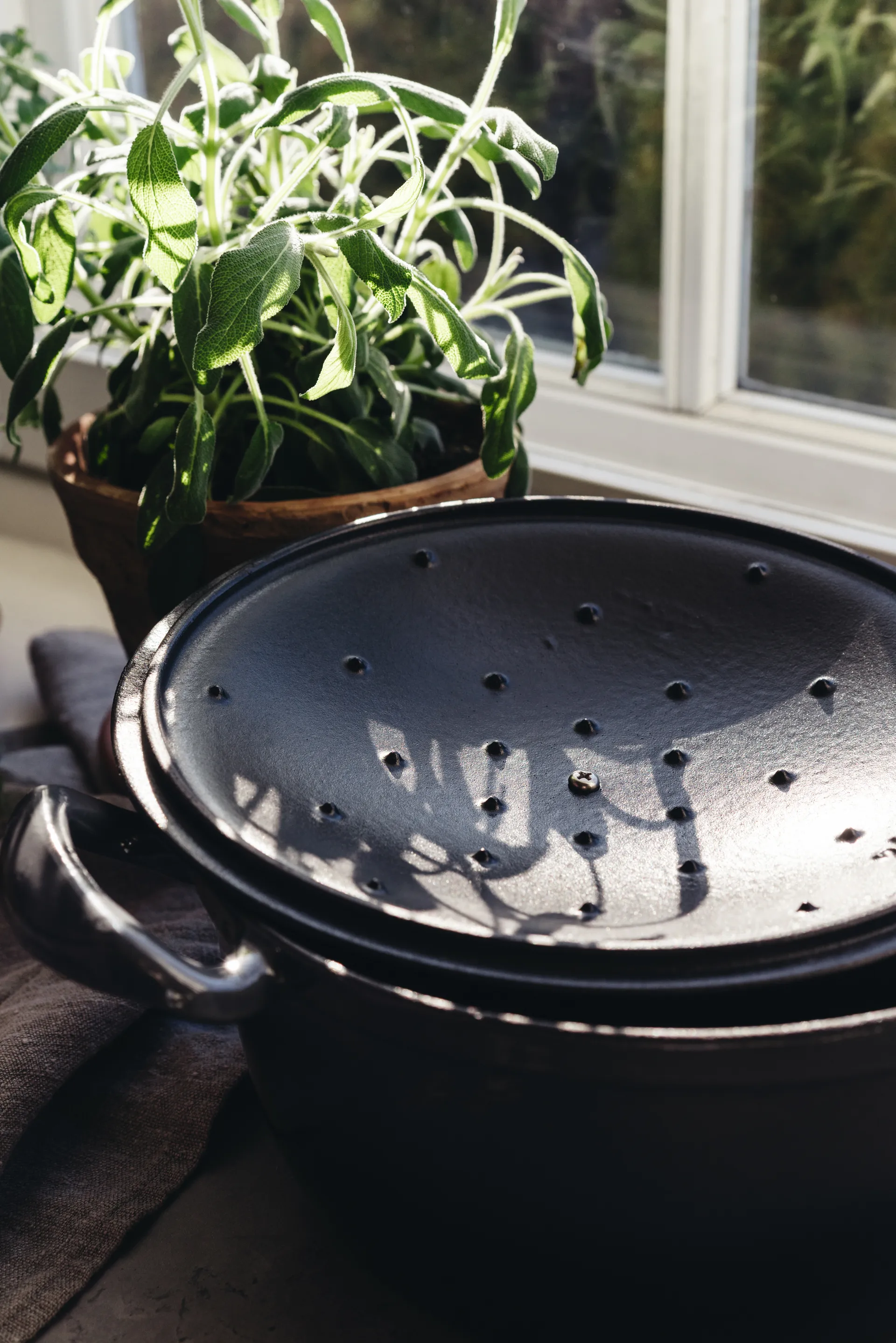 Gryta gjutjärn, 4 L Heirol