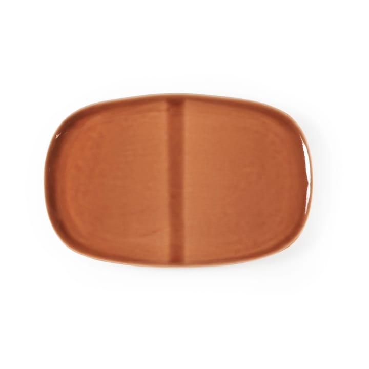 Heirol x Nosse Svelte tallrik oval 25 cm, Terracotta Heirol