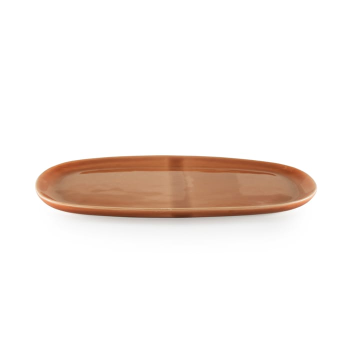 Heirol x Nosse Svelte tallrik oval 25 cm, Terracotta Heirol