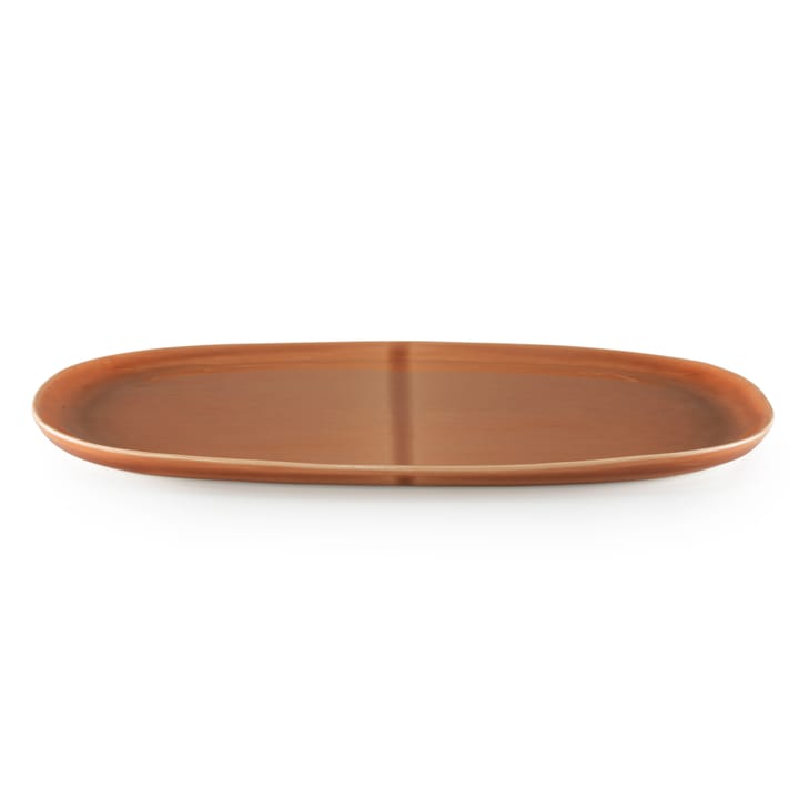 Heirol x Nosse Svelte tallrik oval 30 cm, Terracotta Heirol