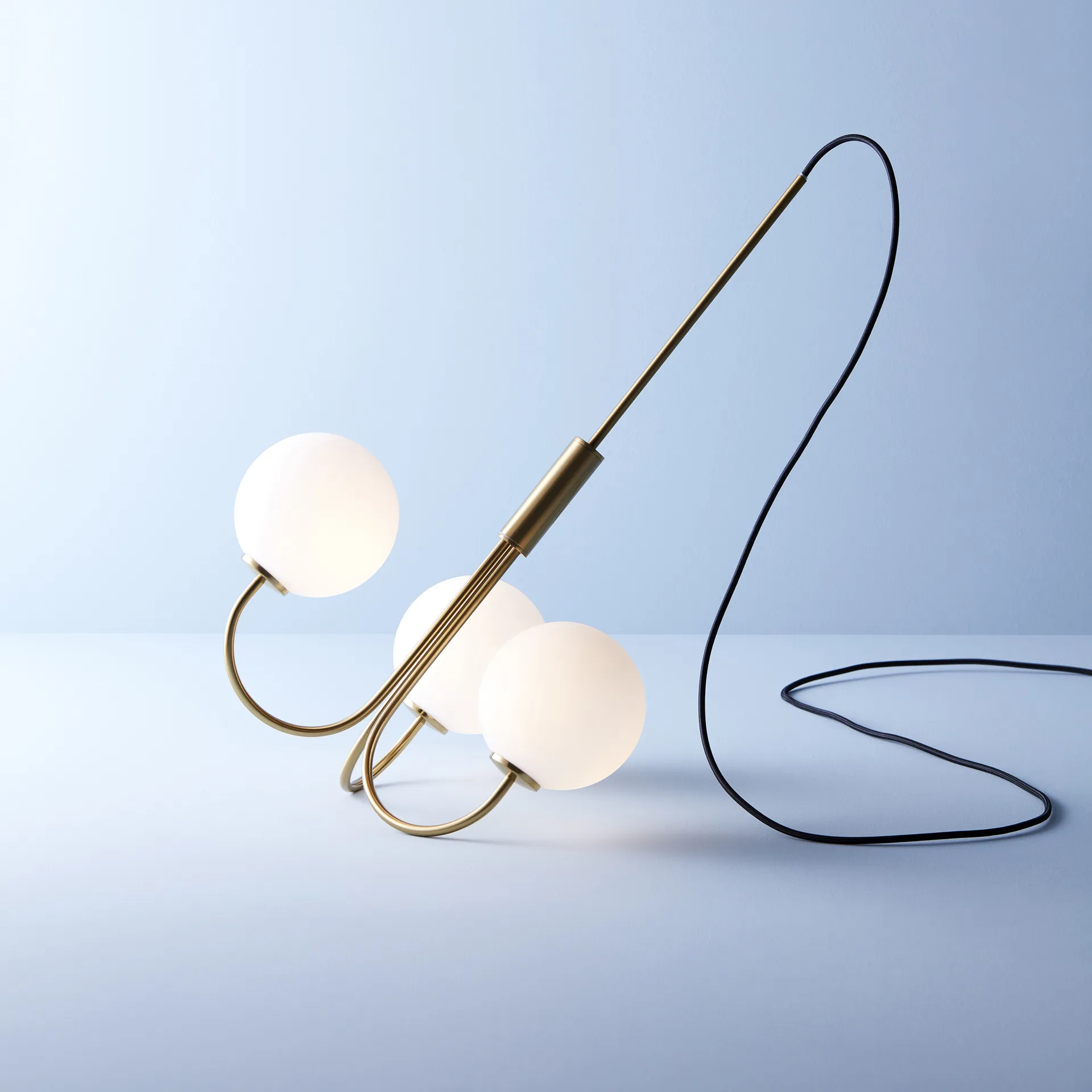 Ballon ljuskrona, mässing Herstal