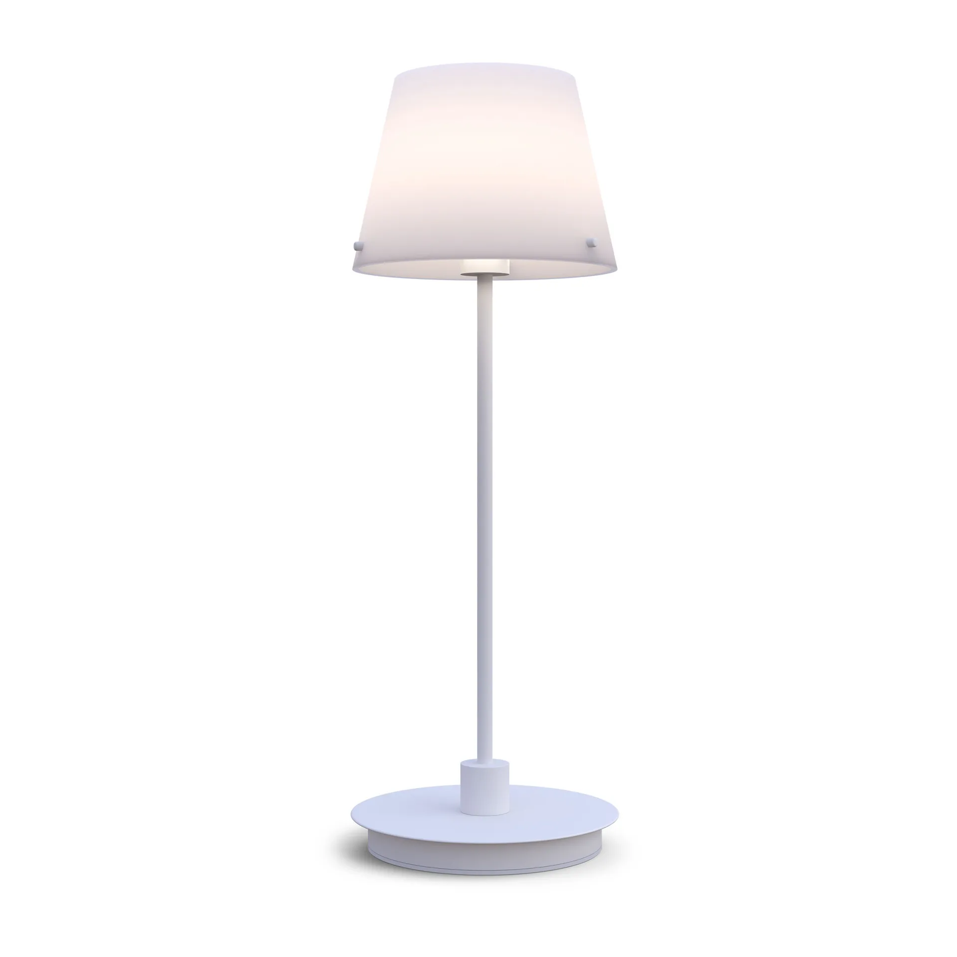Gil il Grande bordslampa, Vit-opalglas Herstal