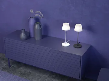 Gil il Grande bordslampa - Vit-opalglas - Herstal