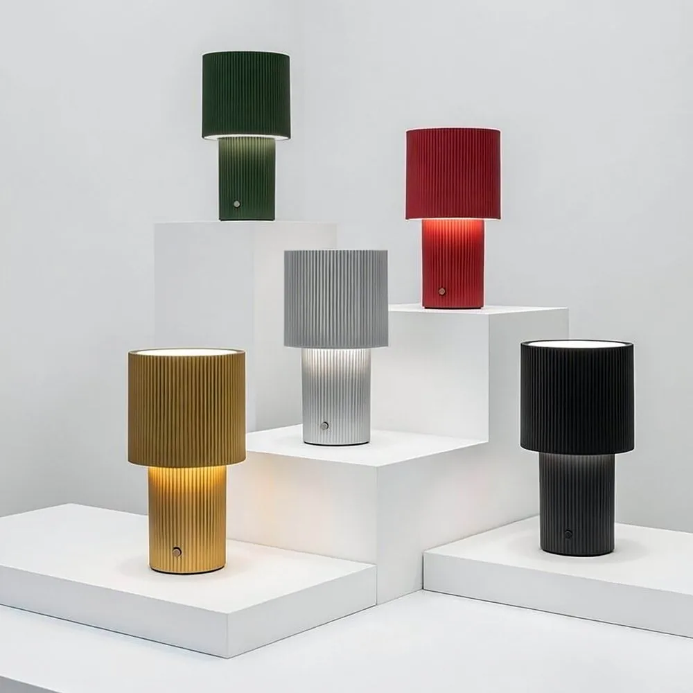 Iluma bordslampa portabel, Guld Herstal Iluma bordslampa portabel, Guld Herstal