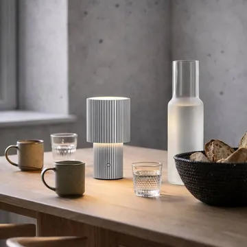 Iluma bordslampa portabel - Silver - Herstal