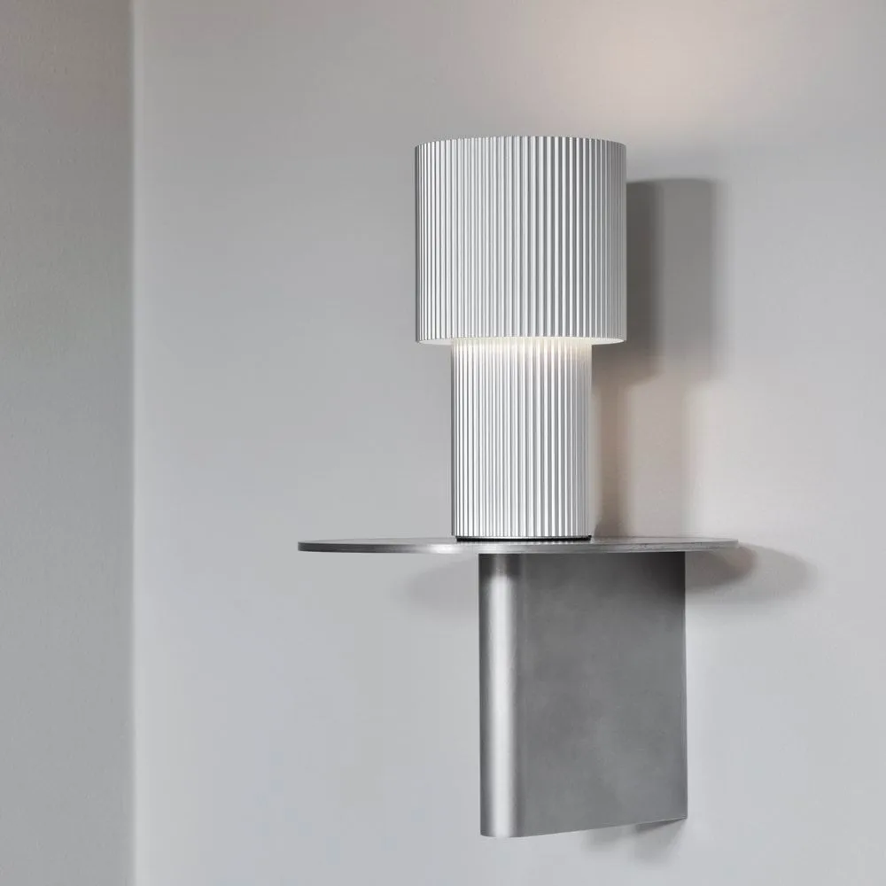 Iluma bordslampa portabel, Silver Herstal Iluma bordslampa portabel, Silver Herstal