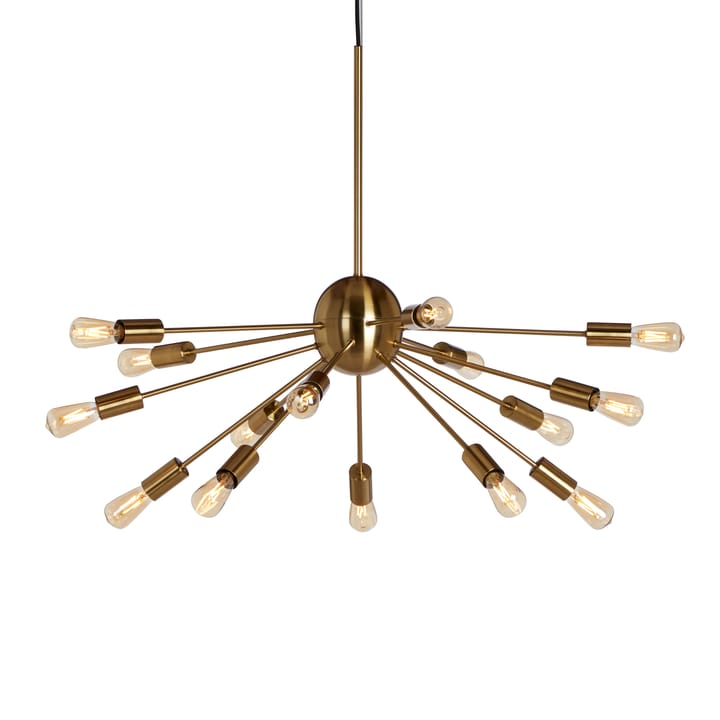 Mir taklampa, Satin brass Herstal