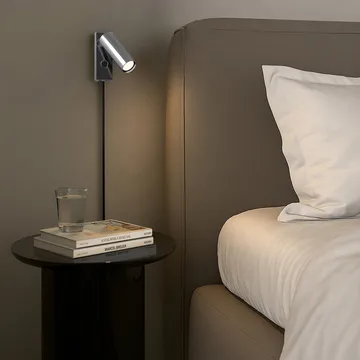 Pipeline vägglampa - Krom - Herstal