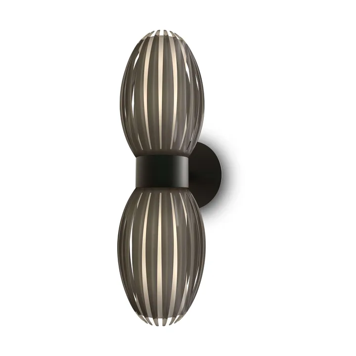 Tentacle vägglampa duo 34 cm - Svart-rökfärgad - Herstal