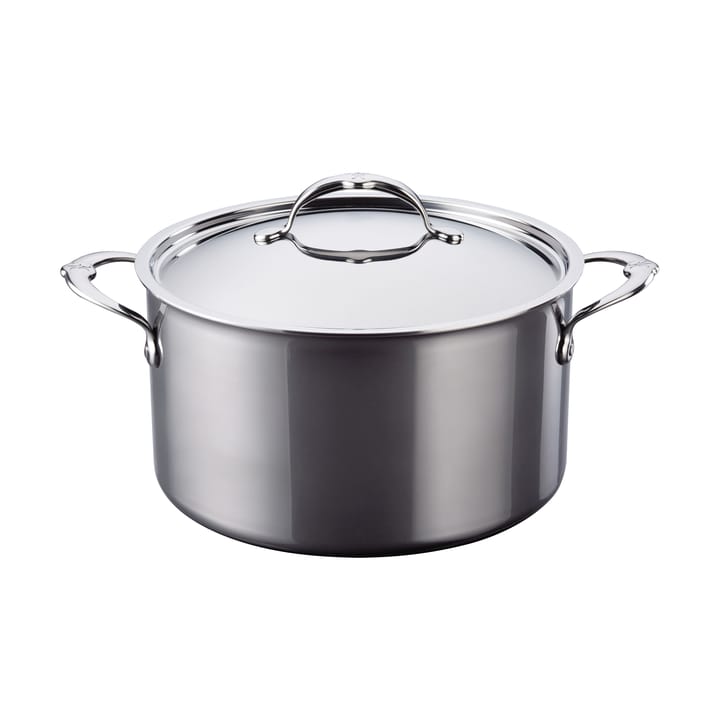 Hestan Nanobond gryta med lock 7,6 L - Rostfritt stål - Hestan