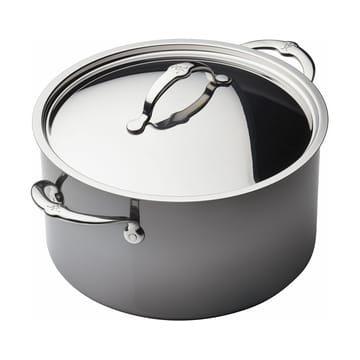 Hestan Nanobond gryta med lock 7,6 L - Rostfritt stål - Hestan