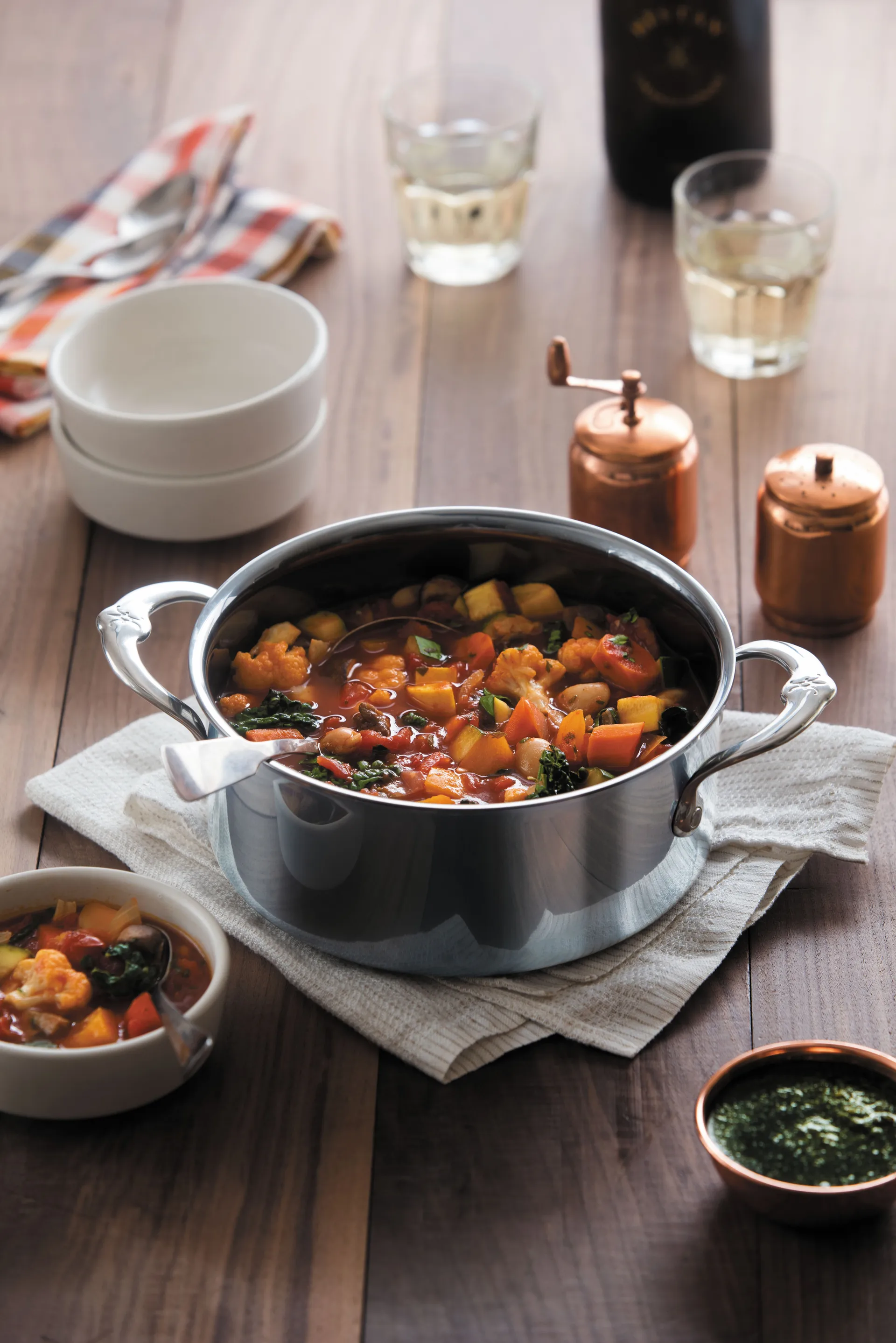 Hestan Nanobond gryta med lock 7,6 L, Rostfritt stål Hestan