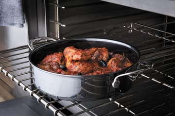 Hestan Nanobond sauteuse med lock 26 cm - Rostfritt stål - Hestan
