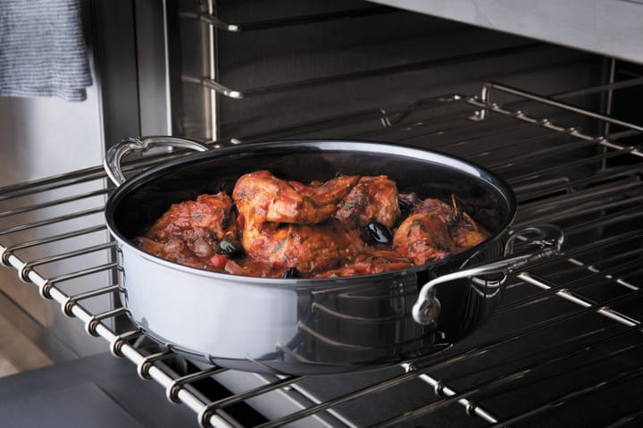 Hestan Nanobond sauteuse med lock 26 cm, Rostfritt stål Hestan