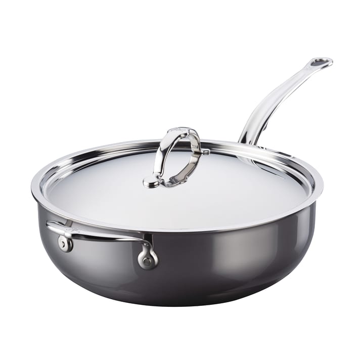 Hestan Nanobond traktörpanna med lock 4,7 L - Rostfritt stål - Hestan
