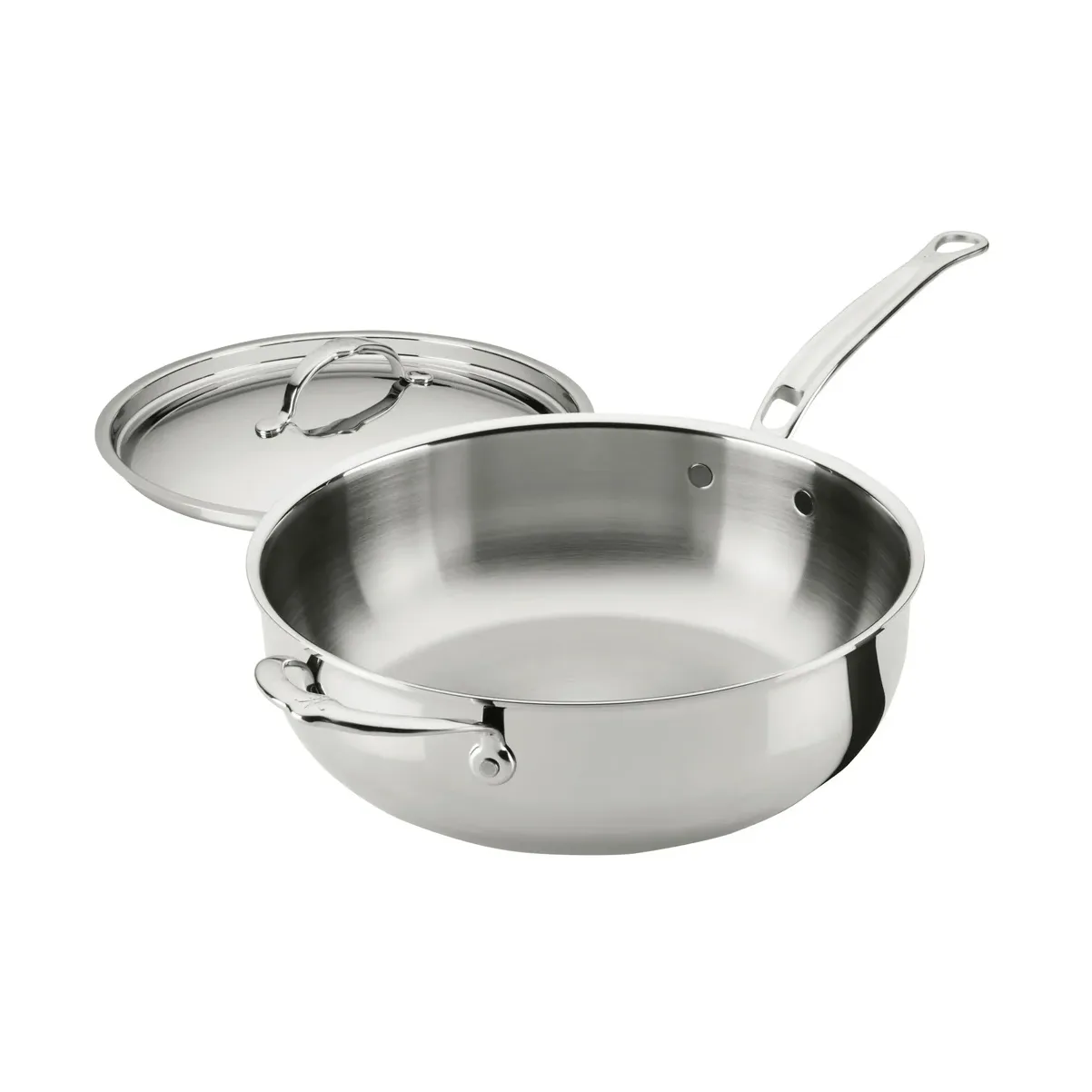 Hestan ProBond Luxe allroundpanna med lock, Rostfritt stål, hjälphandtag Hestan
