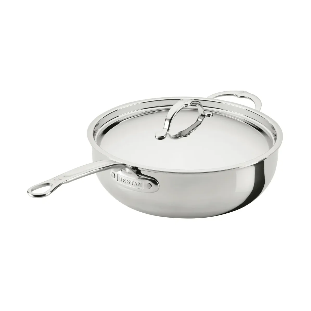 Hestan ProBond Luxe allroundpanna med lock, Rostfritt stål, hjälphandtag Hestan