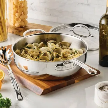 Hestan ProBond Luxe allroundpanna med lock - Rostfritt stål, hjälphandtag - Hestan