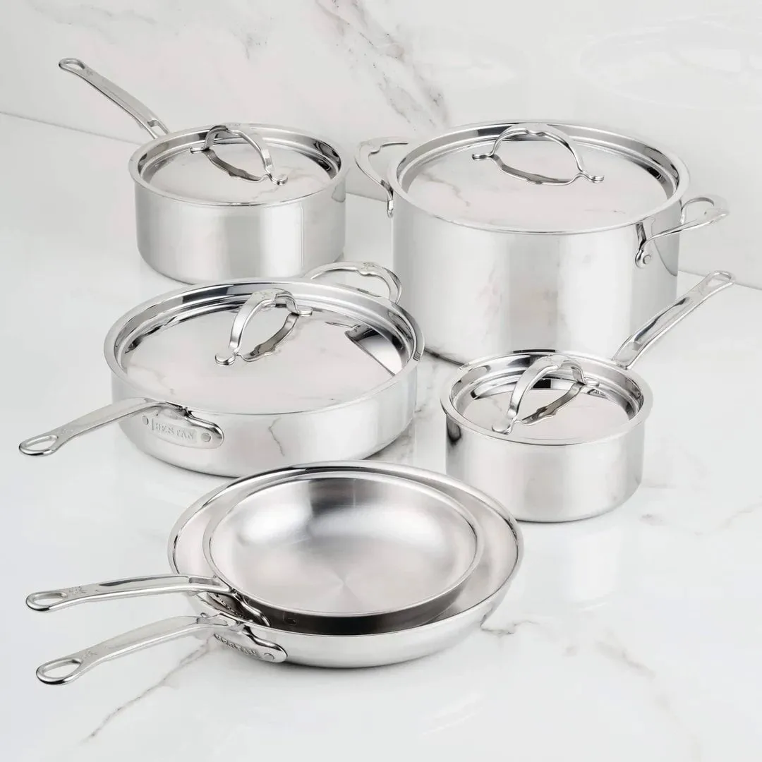 Hestan ProBond Luxe gryt- och stekpanneset, Rostfritt stål, 10 delar Hestan