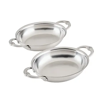 Hestan Provisions oval gratängform - Mini, öppen, 2-pack, 17 cm - Hestan