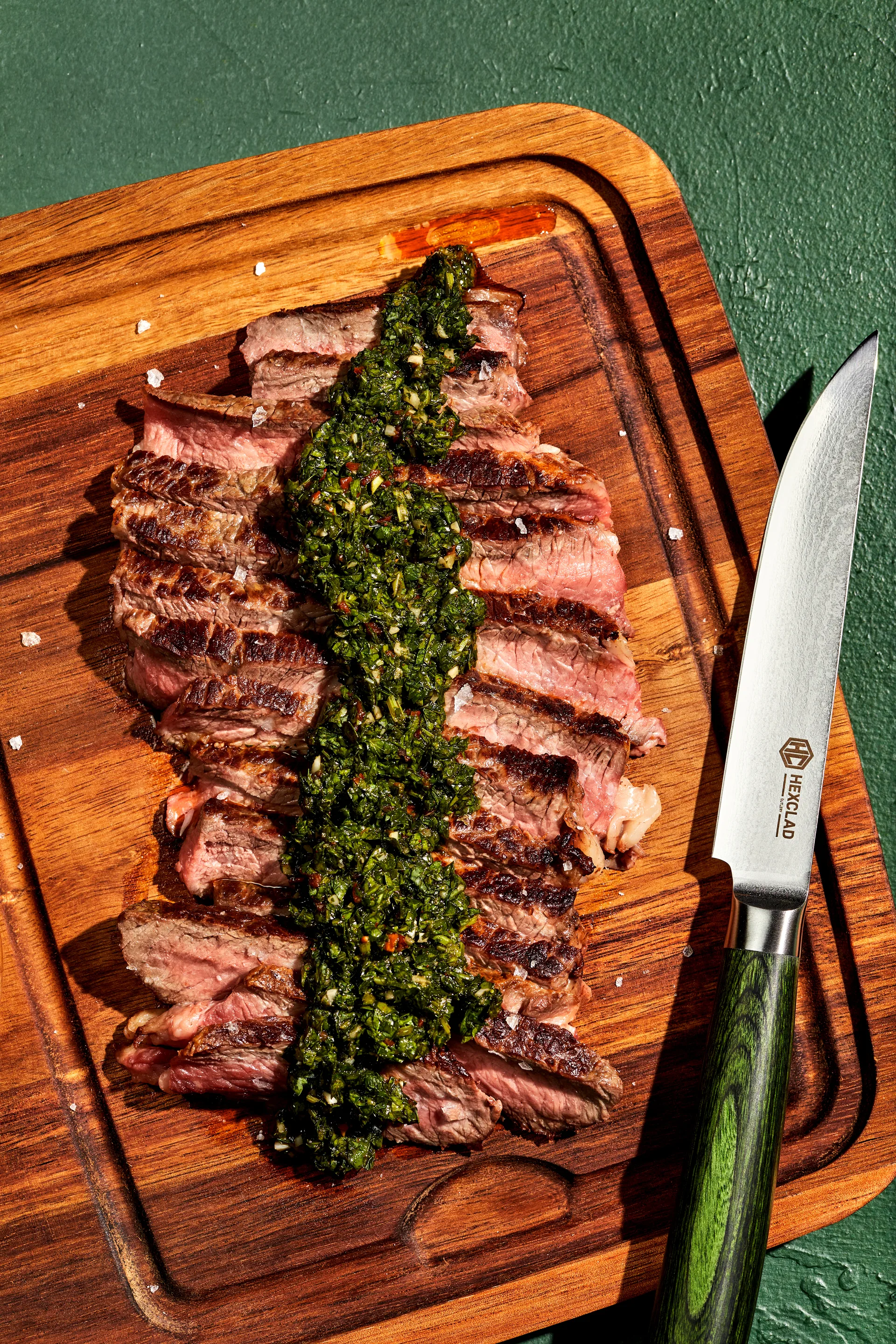 Hexclad Bistecca skärbräda/Planka 4-pack, Akacia Hexclad