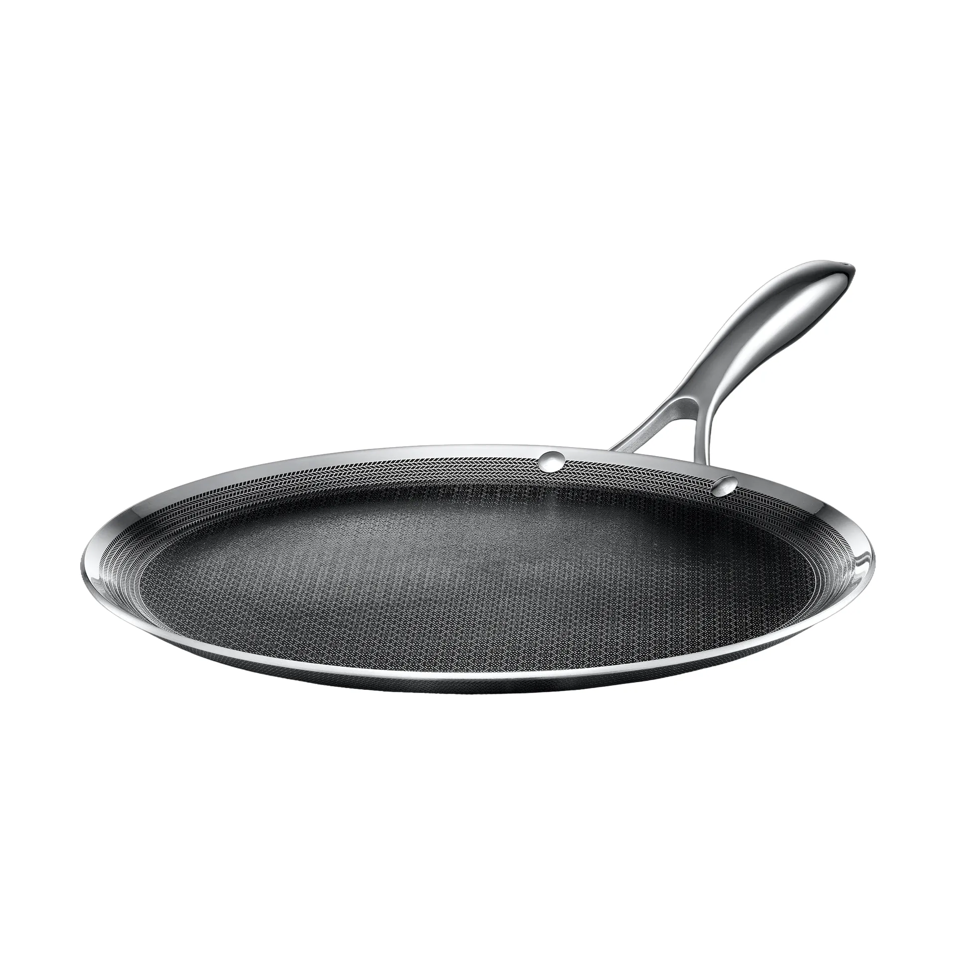 hexclad hexclad stekhäll hybrid ø30 cm rostfritt stål-svart