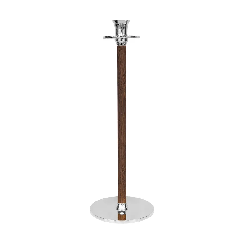 Hilke Collection Alto Basso ljusstake 30 cm F&ouml;rnicklad m&auml;ssing