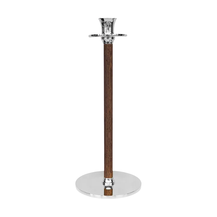 Alto Basso ljusstake 35 cm - Förnicklad mässing - Hilke Collection