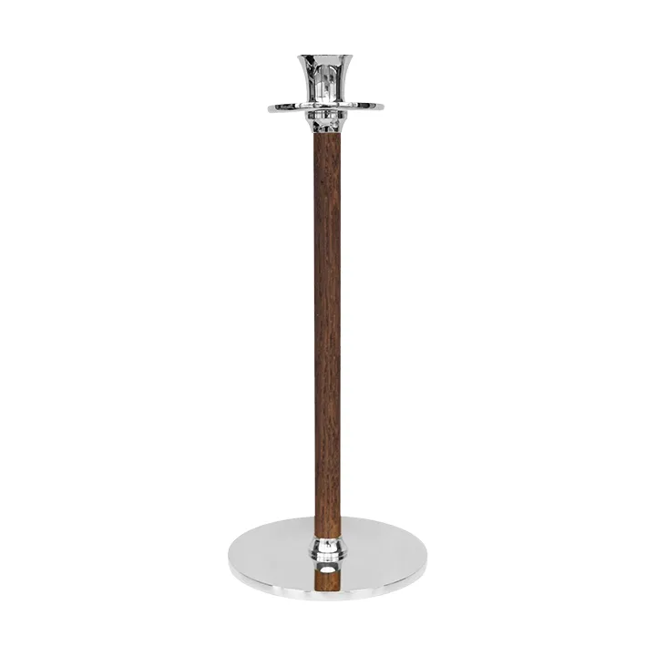 Hilke Collection Alto Basso ljusstake 35 cm F&ouml;rnicklad m&auml;ssing