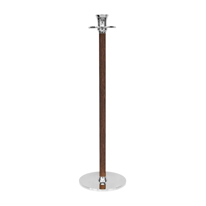 Alto Basso ljusstake, Förnicklad mässing Hilke Collection