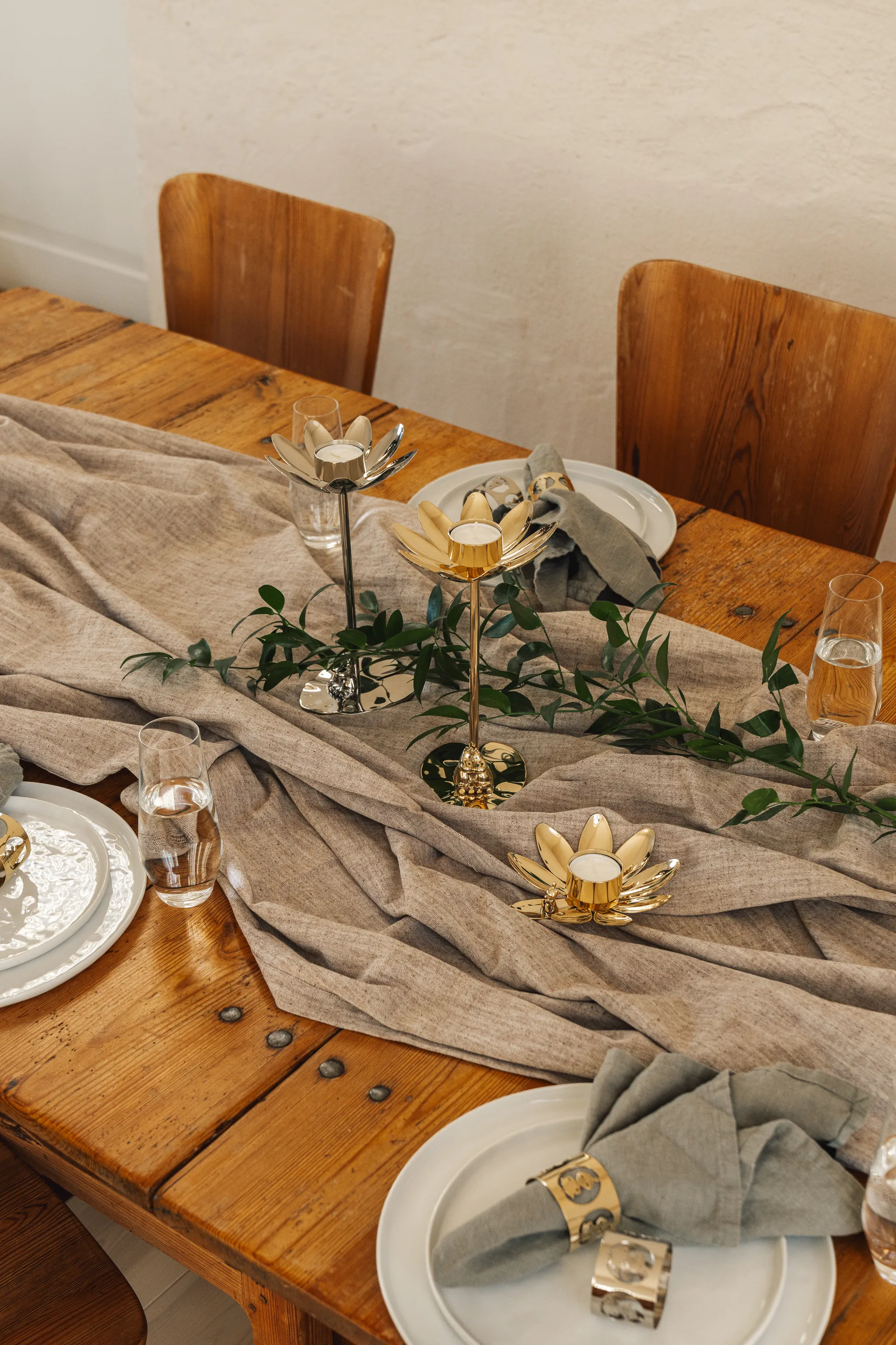 Hilke X Mumin Lilla My ljusstake, Mässing Hilke Collection