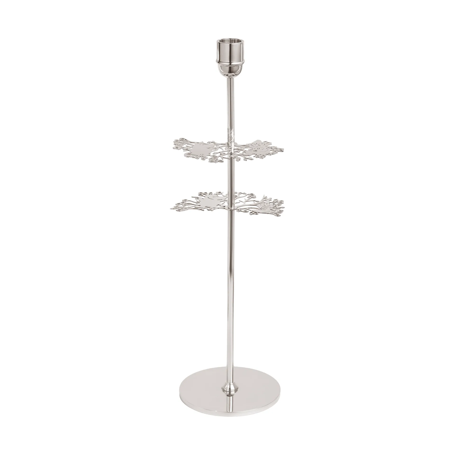 Hilke X Mumin No.2 ljusstake, Förnicklad mässing Hilke Collection