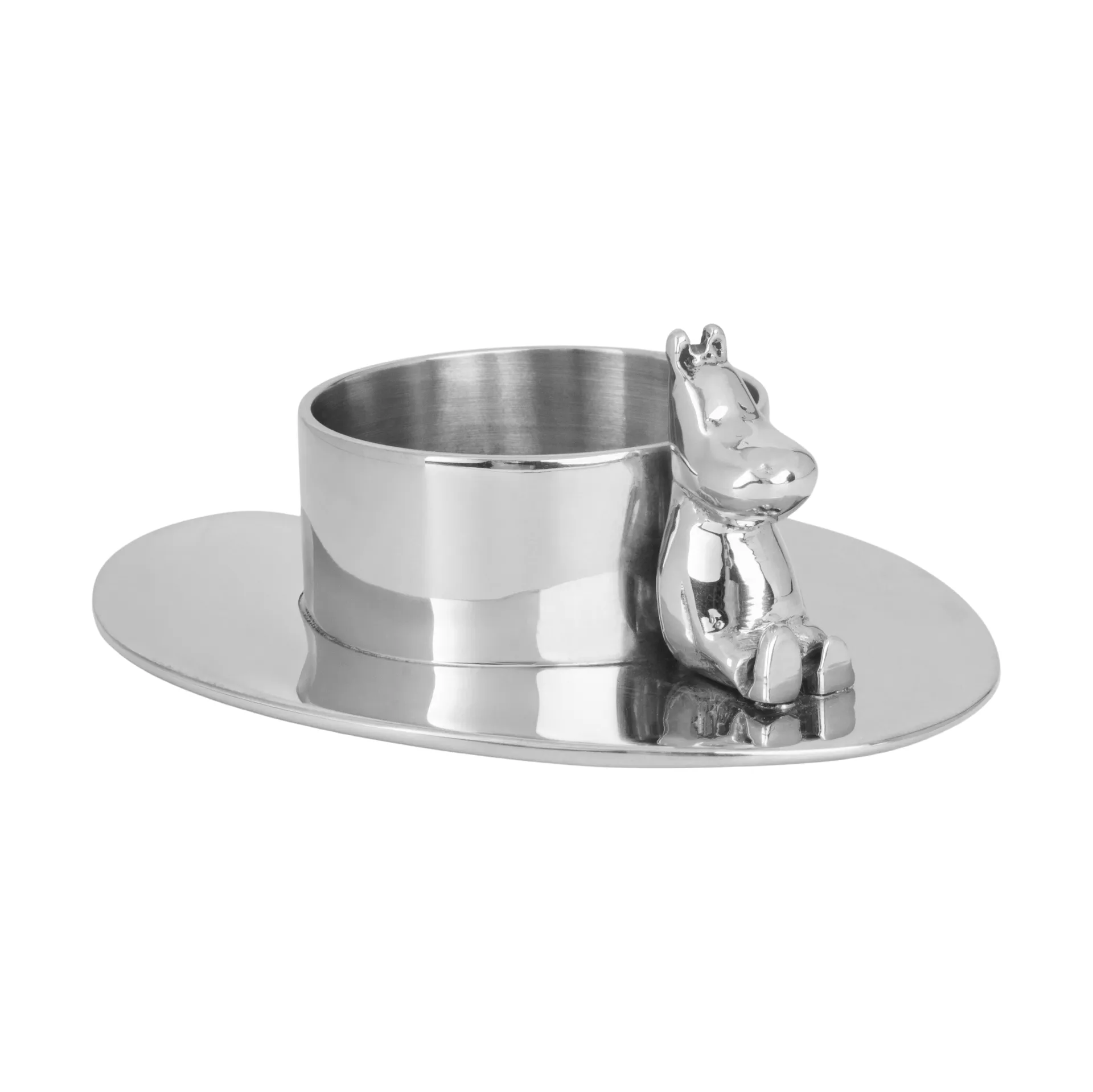 Hilke X Mumin No.3 ljusstake, Förnicklad mässing Hilke Collection