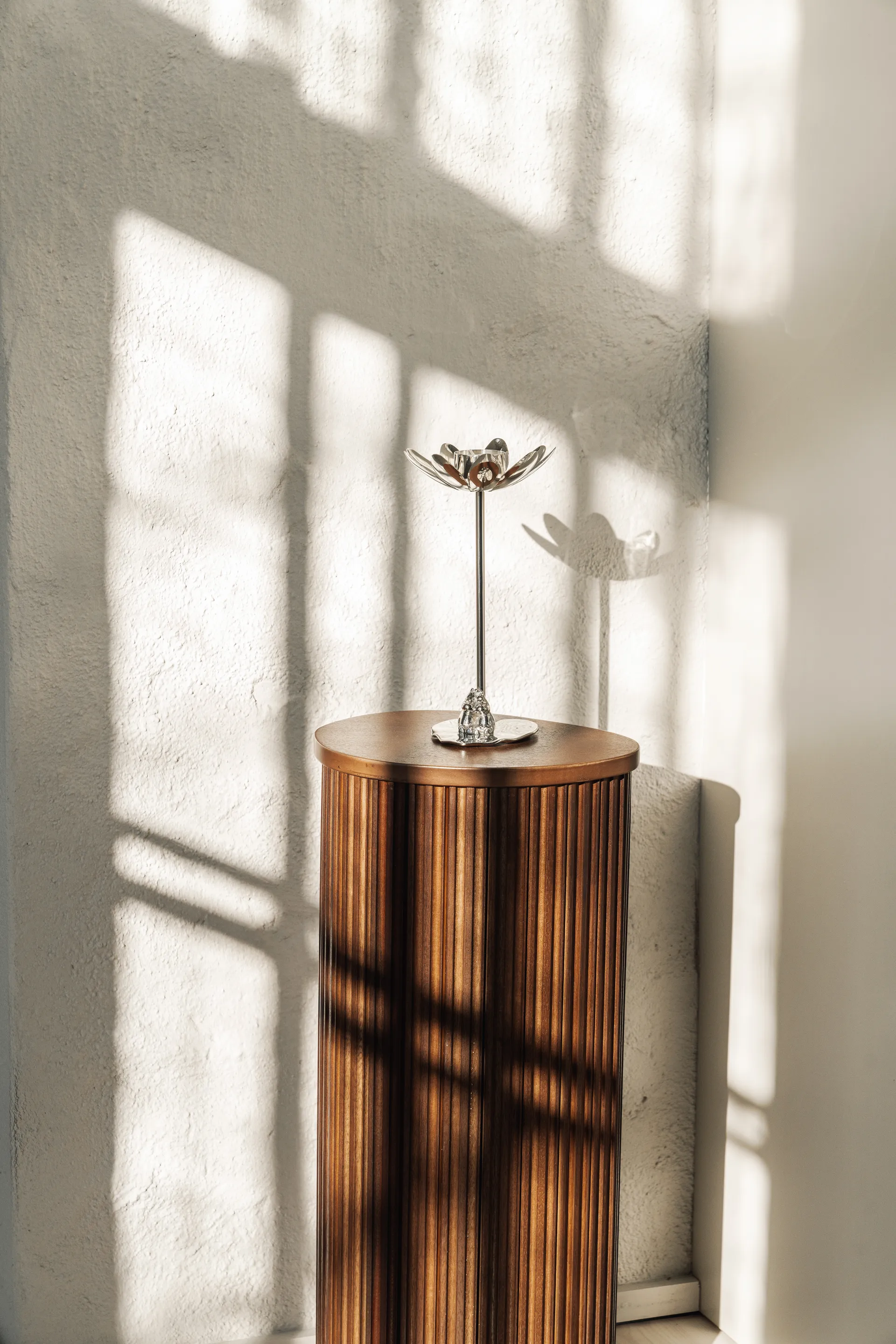 Hilke X Mumin & Snorkfröken Ljusstake, Förnicklad mässing Hilke Collection