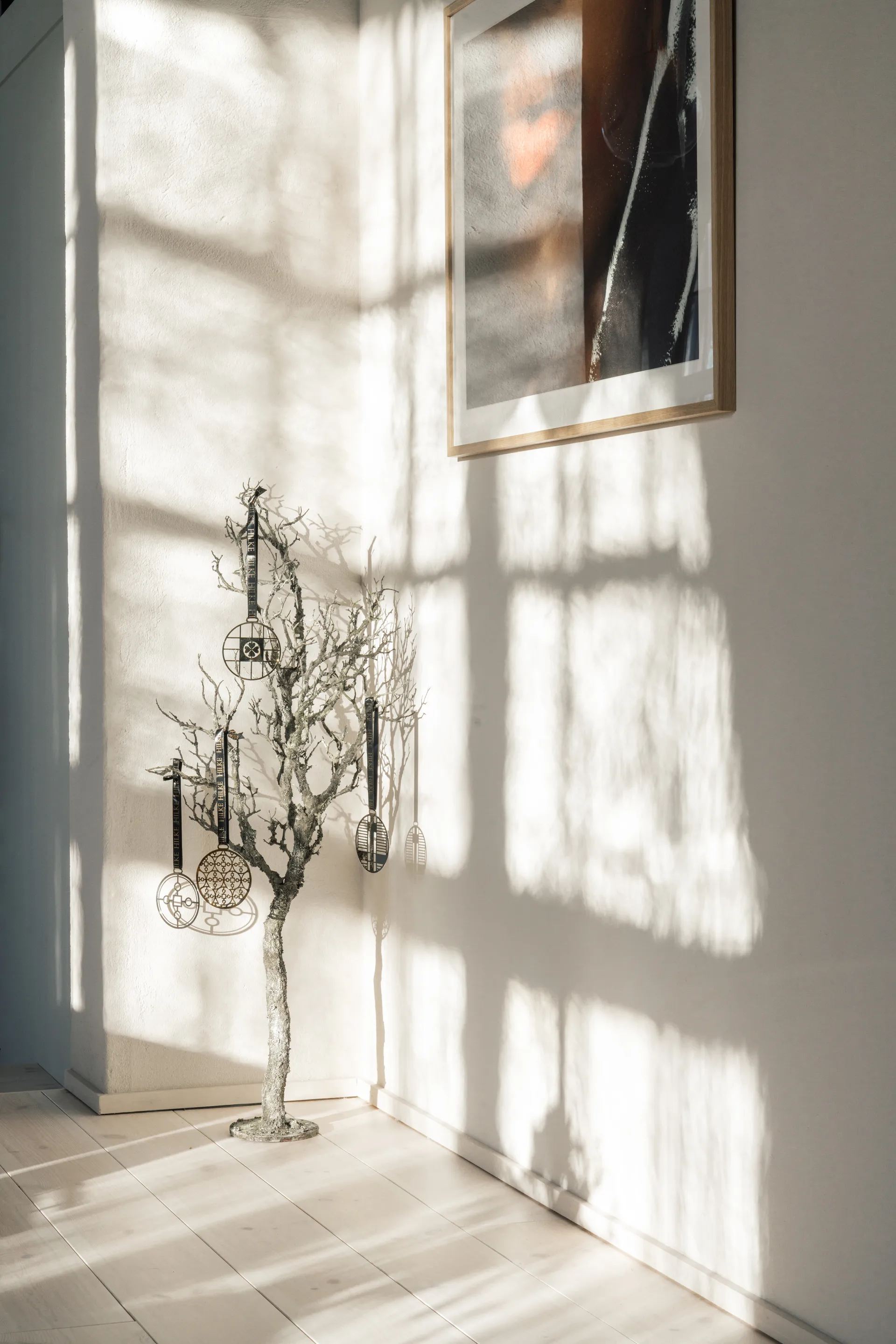 Piano trädsmycke, Förnicklad mässing Hilke Collection