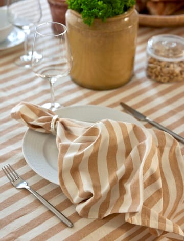 Bretagne tygservett 50x50 cm 4-pack - Wheat - Himla